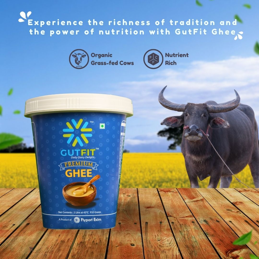 GUTFIT Premium Buffalo Ghee – Rich, Pure & Traditional