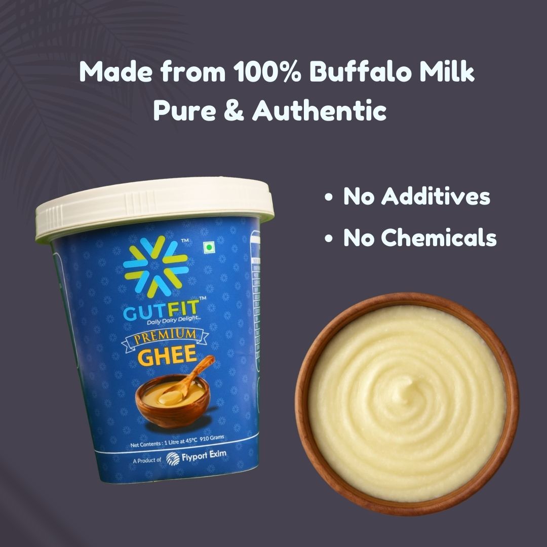 GUTFIT Premium Buffalo Ghee – Rich, Pure & Traditional