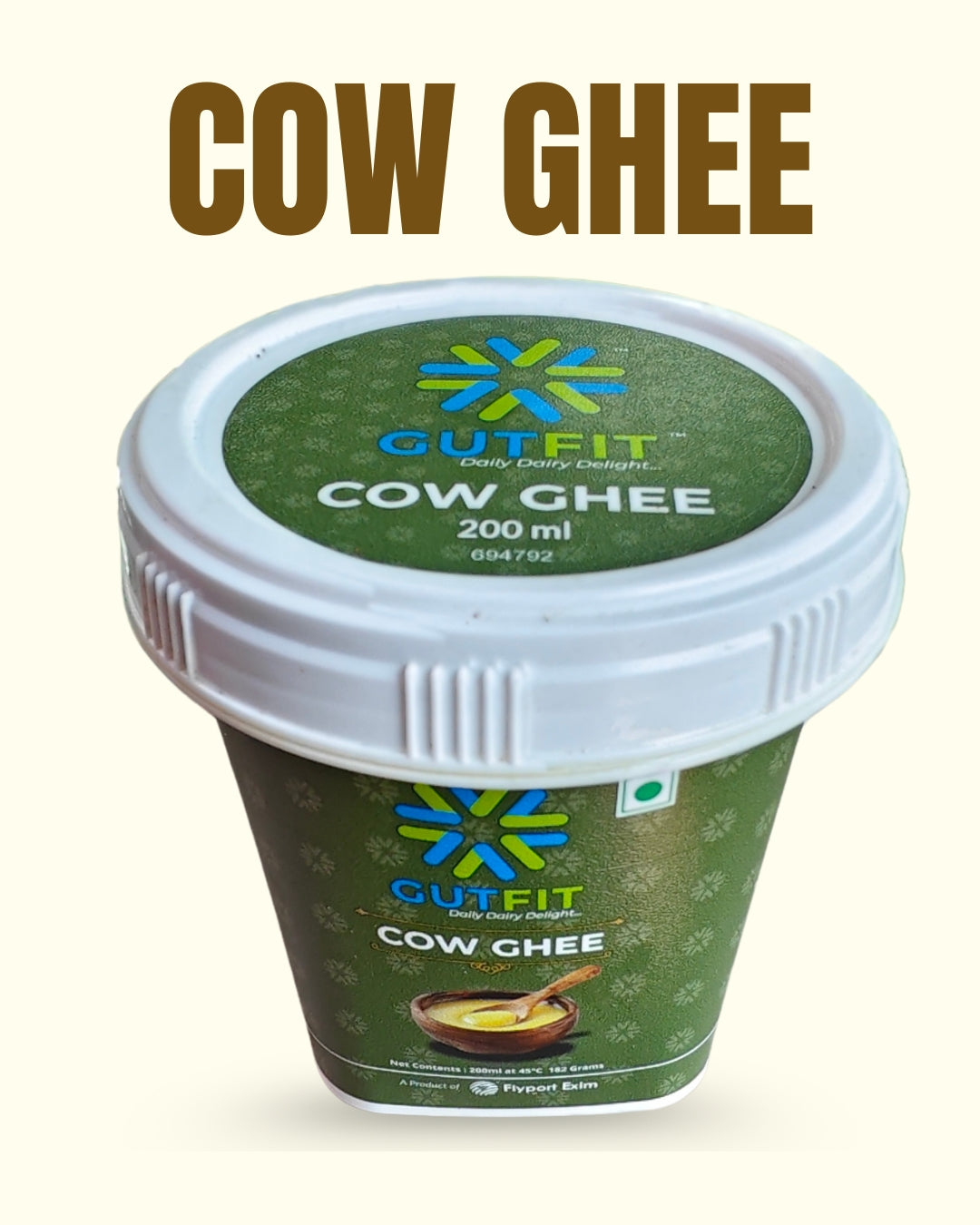 GUTFIT Cow Ghee – Authentic Taste, Natural Goodness