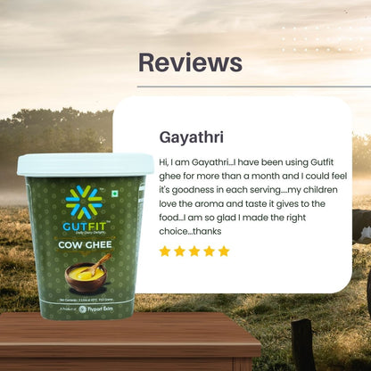 GUTFIT Cow Ghee – Authentic Taste, Natural Goodness