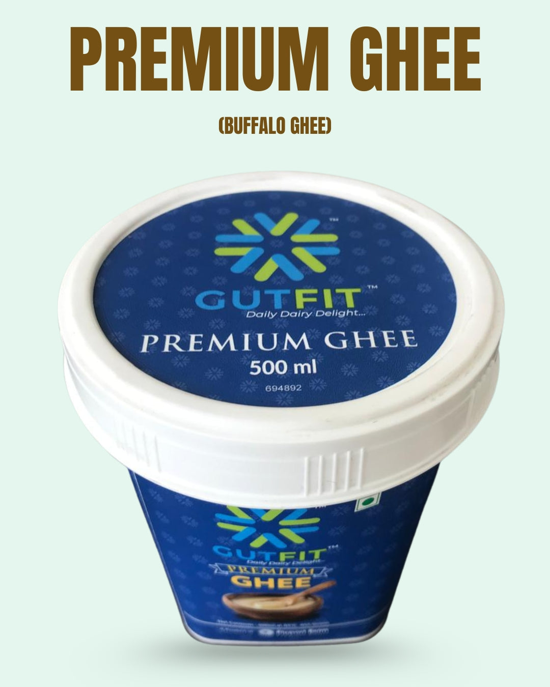 GUTFIT Premium Buffalo Ghee – Rich, Pure & Traditional